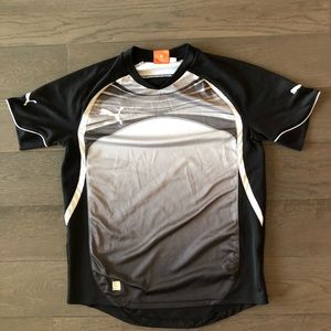 Puma Athletic Shirt - Grey/Black Small